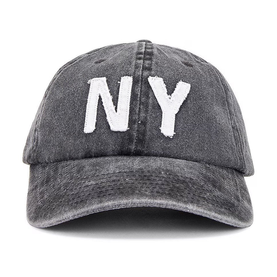 NY Patch - Papa Cap - Black Snow