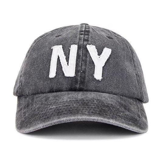 NY Patch - Papa Cap - Black Snow