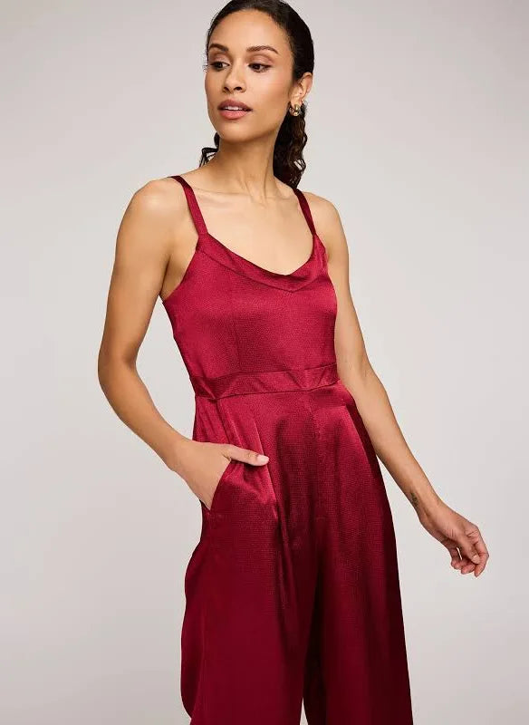 Irina Jumpsuit Crimson Red