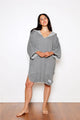 THE COCOON | UNISEX MUSLIN SURF PONCHO | Grey