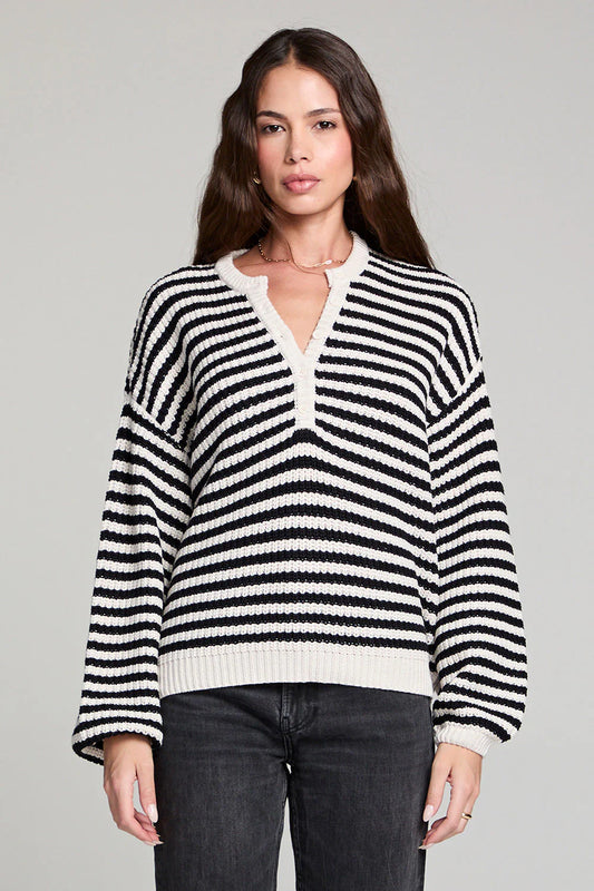 Leilani Sweater Black & White