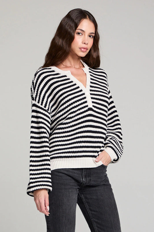 Leilani Sweater Black & White