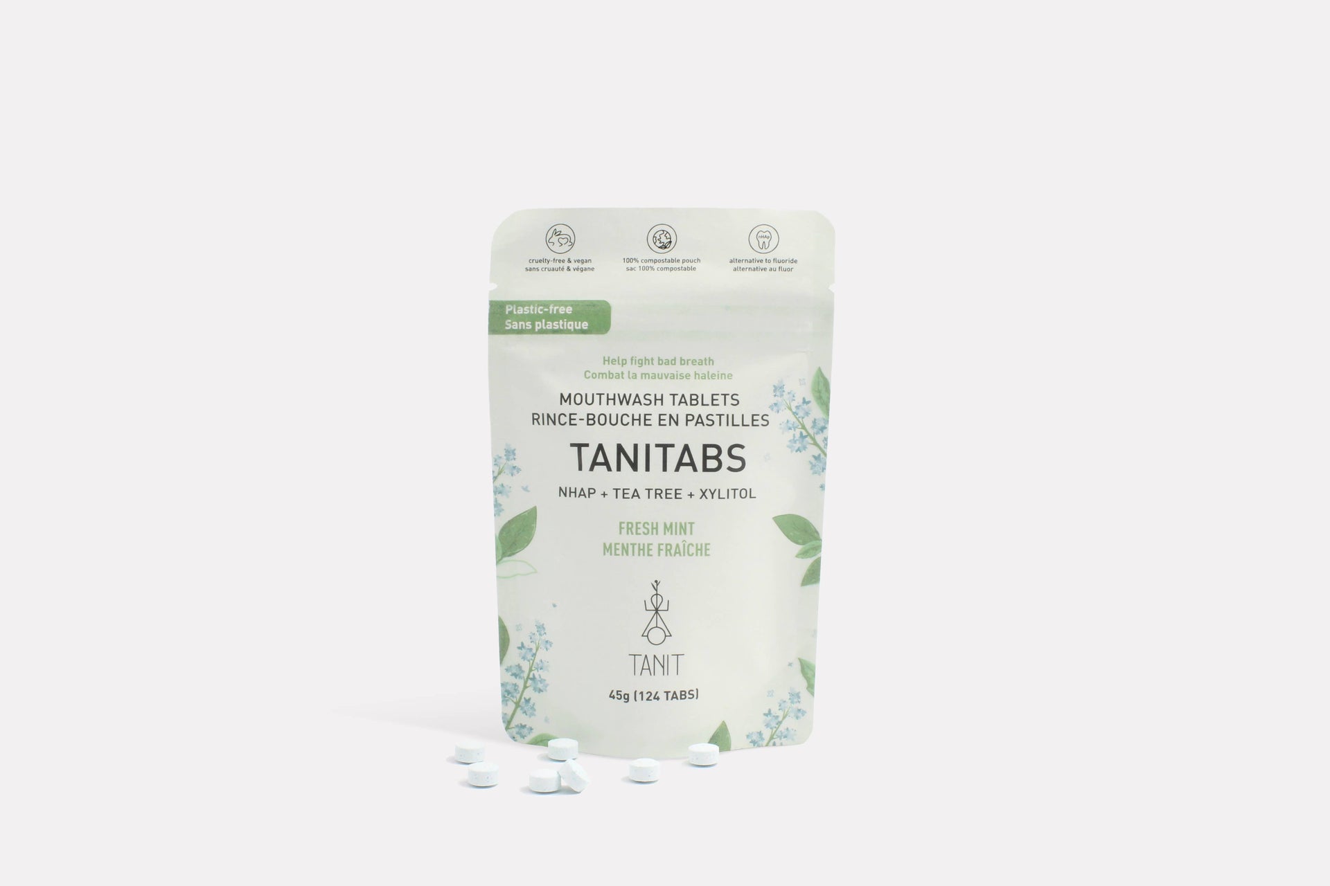 Mouthwash Tablets - Compostable Refill 124 tabs