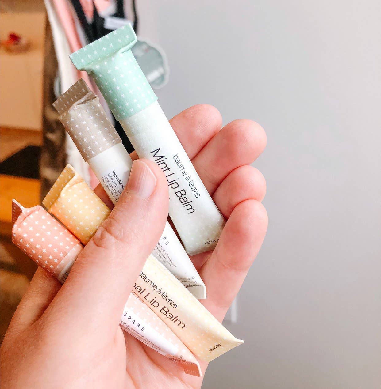 Mint Lip Balm in Compostable Tube