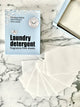 Zero Waste Laundry Detergent Sheets, fragrance-free