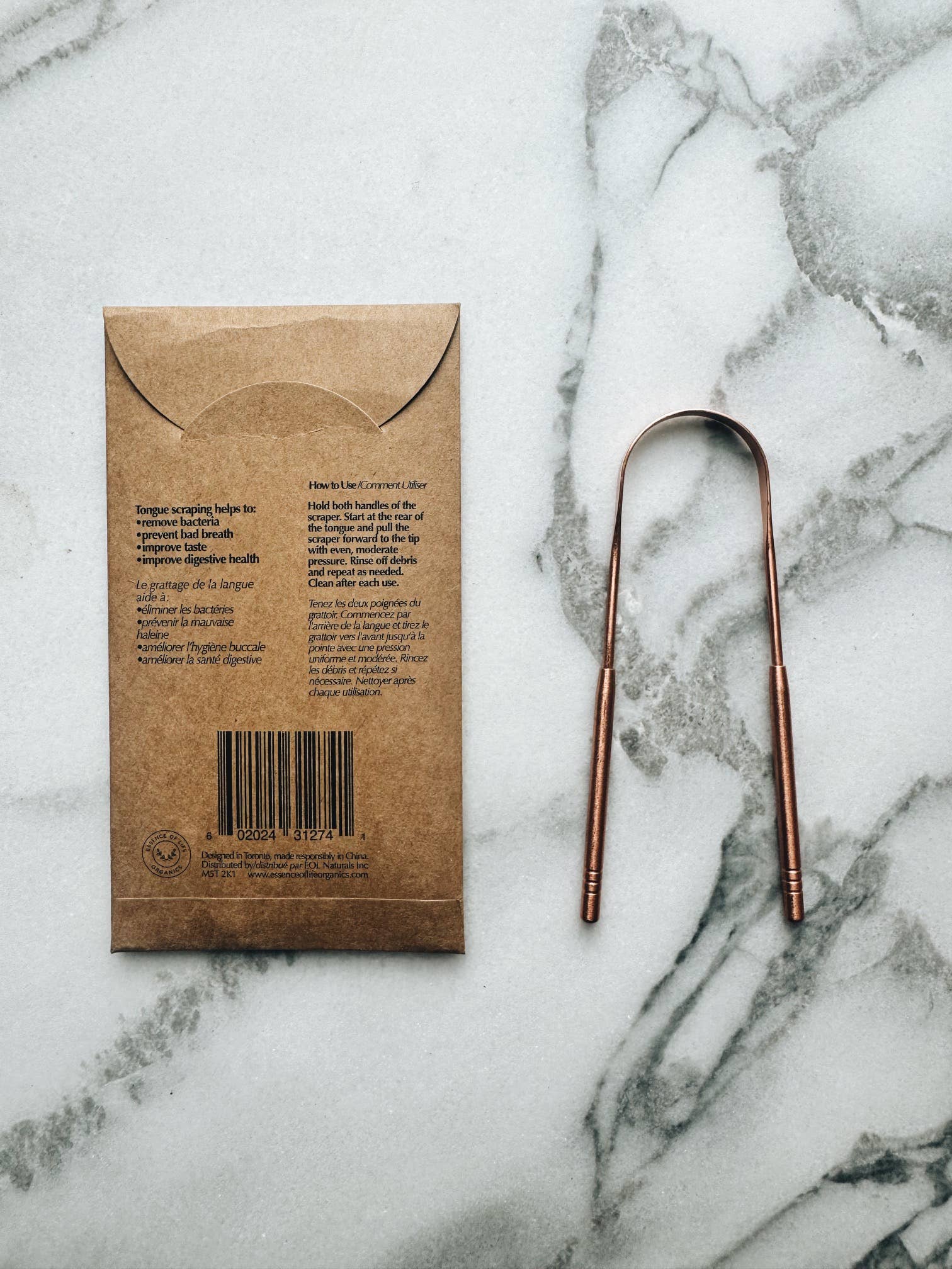 Copper Tongue Scraper
