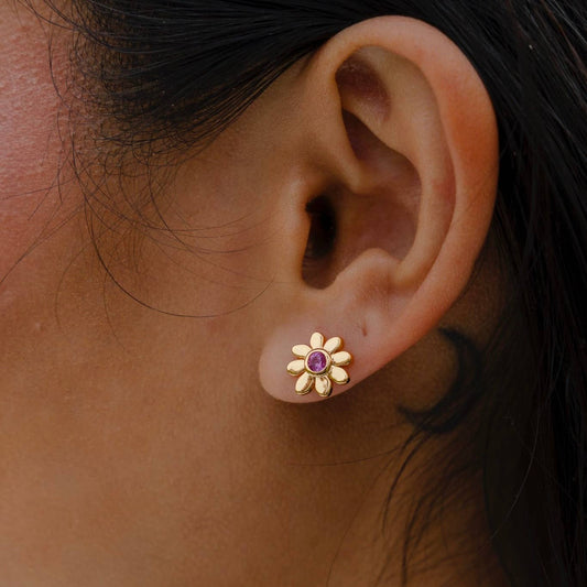 Raba Flower Studs