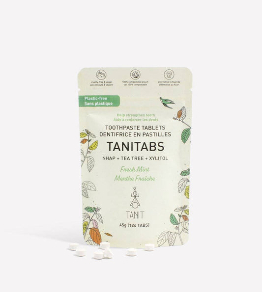 Tanitabs Eco-Refill Packs – Large (124 tabs) Compostable Pouch