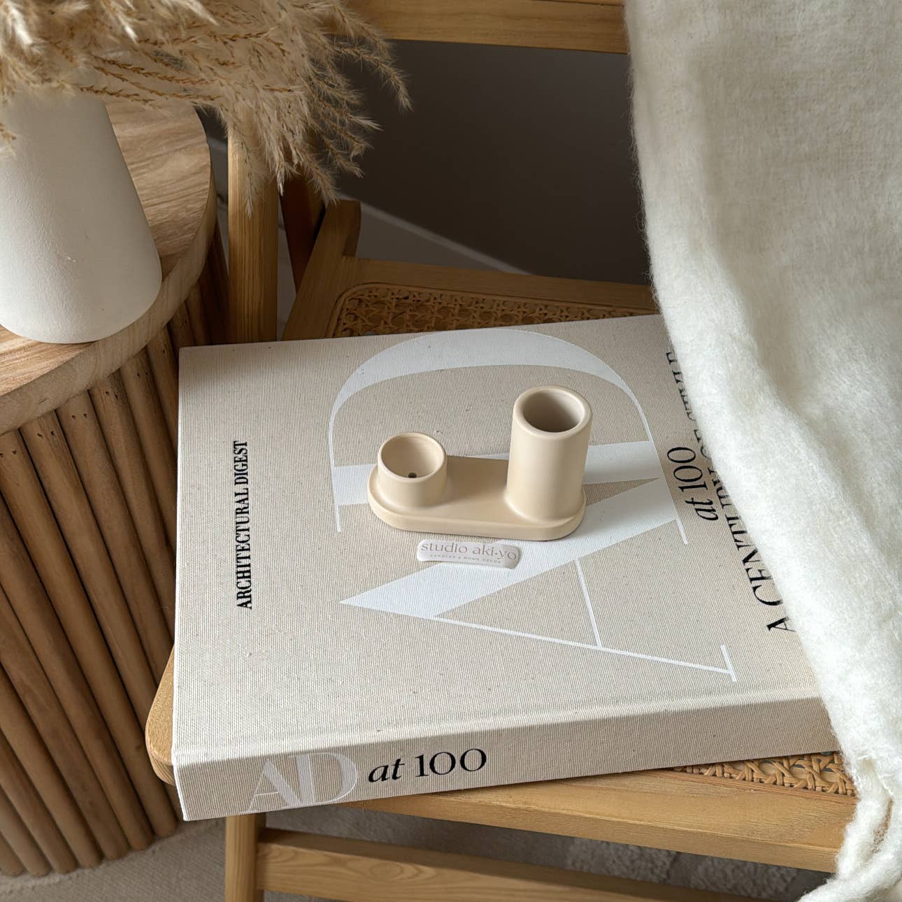 Round Incense Stick Holder Set | Minimalist Incense Burner