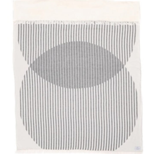 The Haven Fleece Throw | Granite