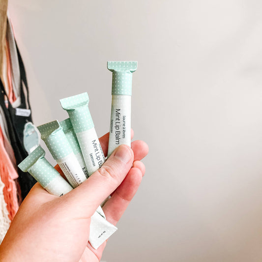 Mint Lip Balm in Compostable Tube