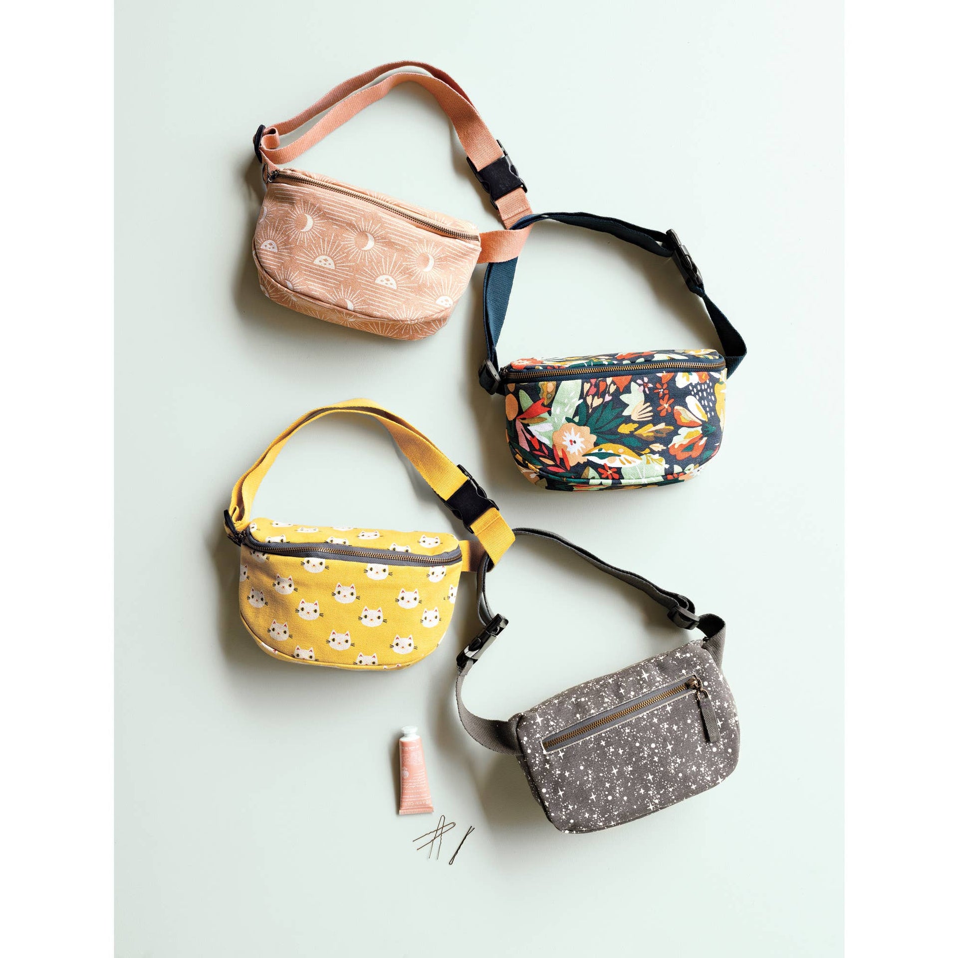 Danica Studio Soleil Cotton Canvas Hip Bag Adjustable Strap