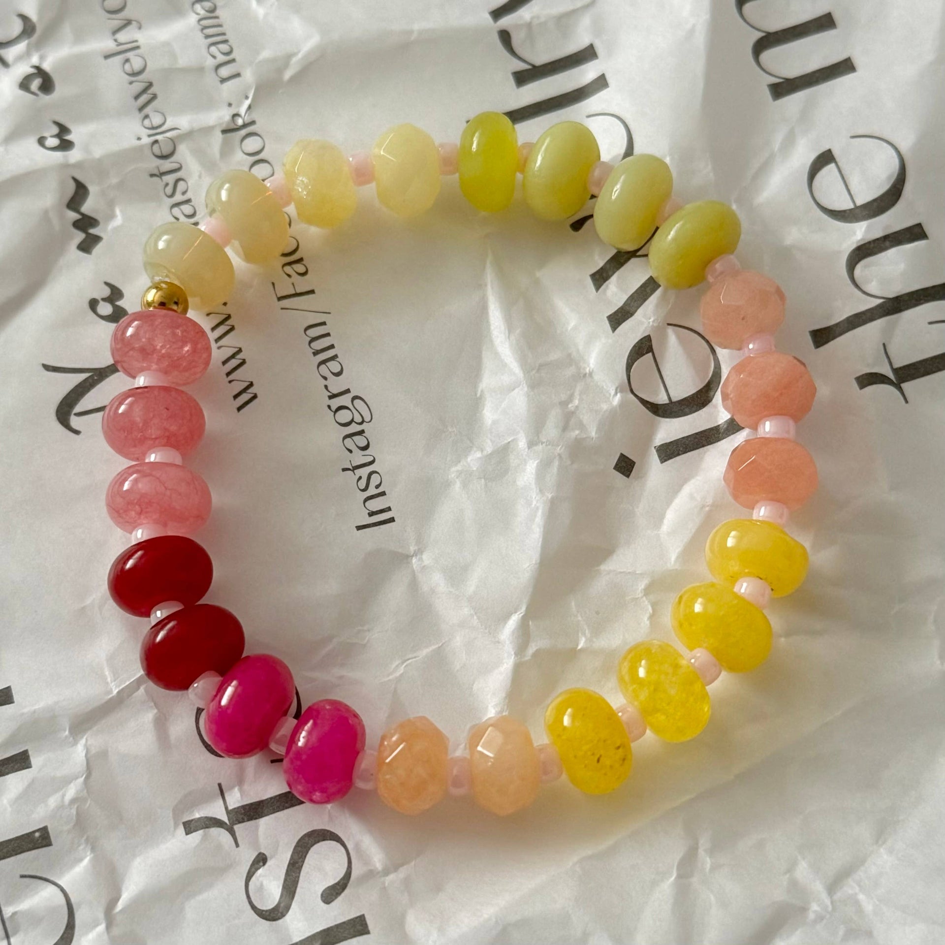Dania Bracelet pink