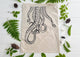 Zipper Bag / Octopus / Ocean / Reusable Bag