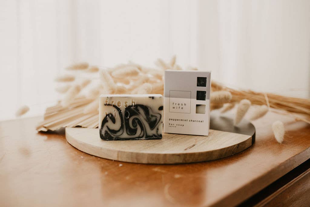 Peppermint Charcoal Soap Bar