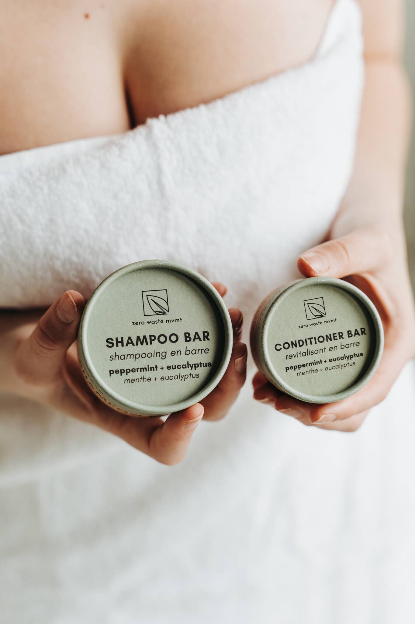 Conditioner Bar | Peppermint + Eucalyptus | Travel Container