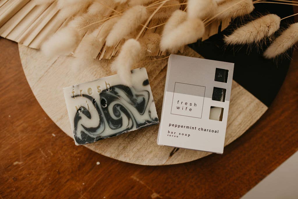 Peppermint Charcoal Soap Bar