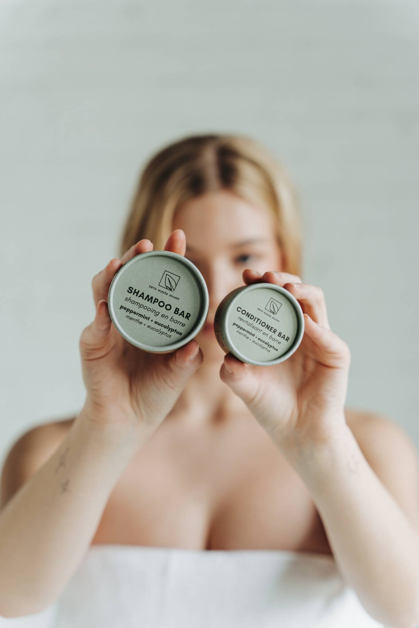 Conditioner Bar | Peppermint + Eucalyptus | Travel Container